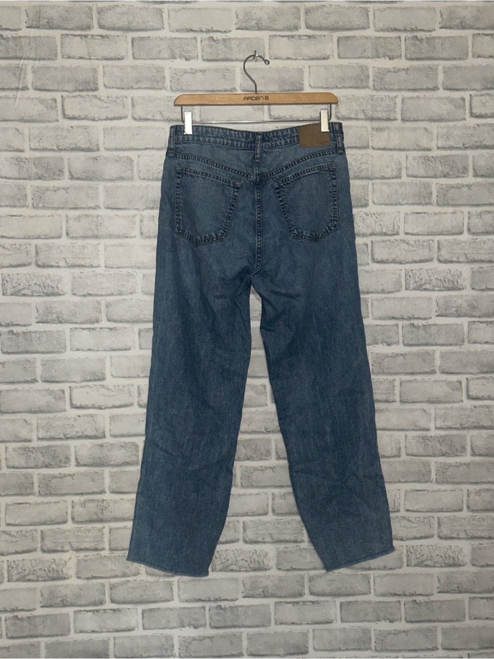 rag & bone Dre Low Rise Baggy Boyfriend Jeans Medium Wash - Size 27 - Picture 7 of 7